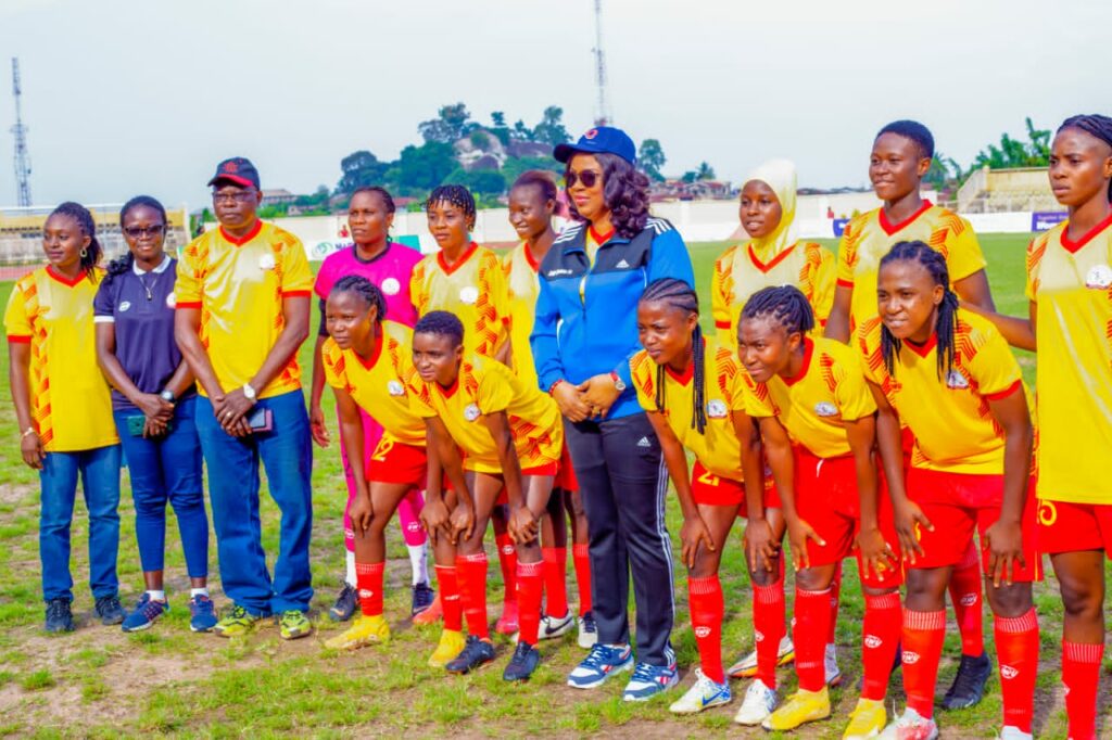 Ekiti first lady kicks off Nigeria women league  ….Pledges Support for Ekiti Queens to Excel