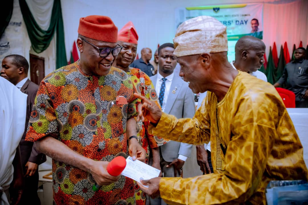 The BAO Impact Series No. 6     EXCITEMENT AS OYEBANJI MAKES HISTORY WITH SINGLE HIGHEST GRATUITY PAYMENT IN EKITI  …Ekiti Governor Scores Many Firsts in Pensioners’ Welfare